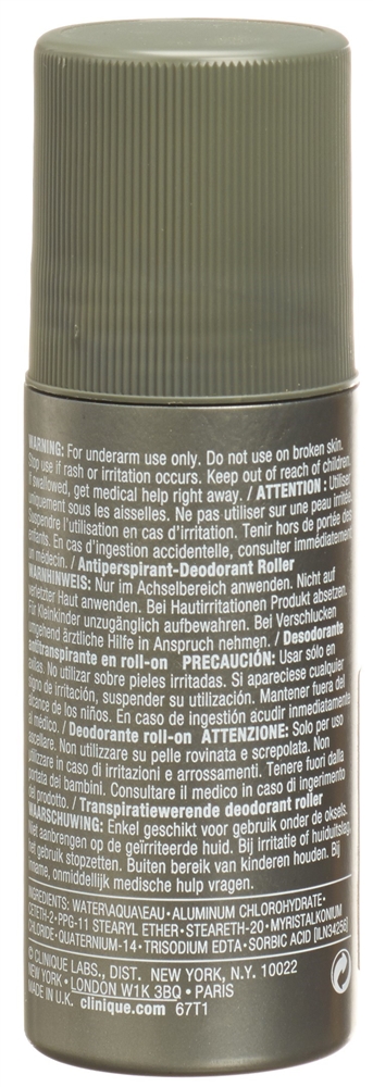 CLINIQUE MEN A Persp Deo Roll-on 75 ml