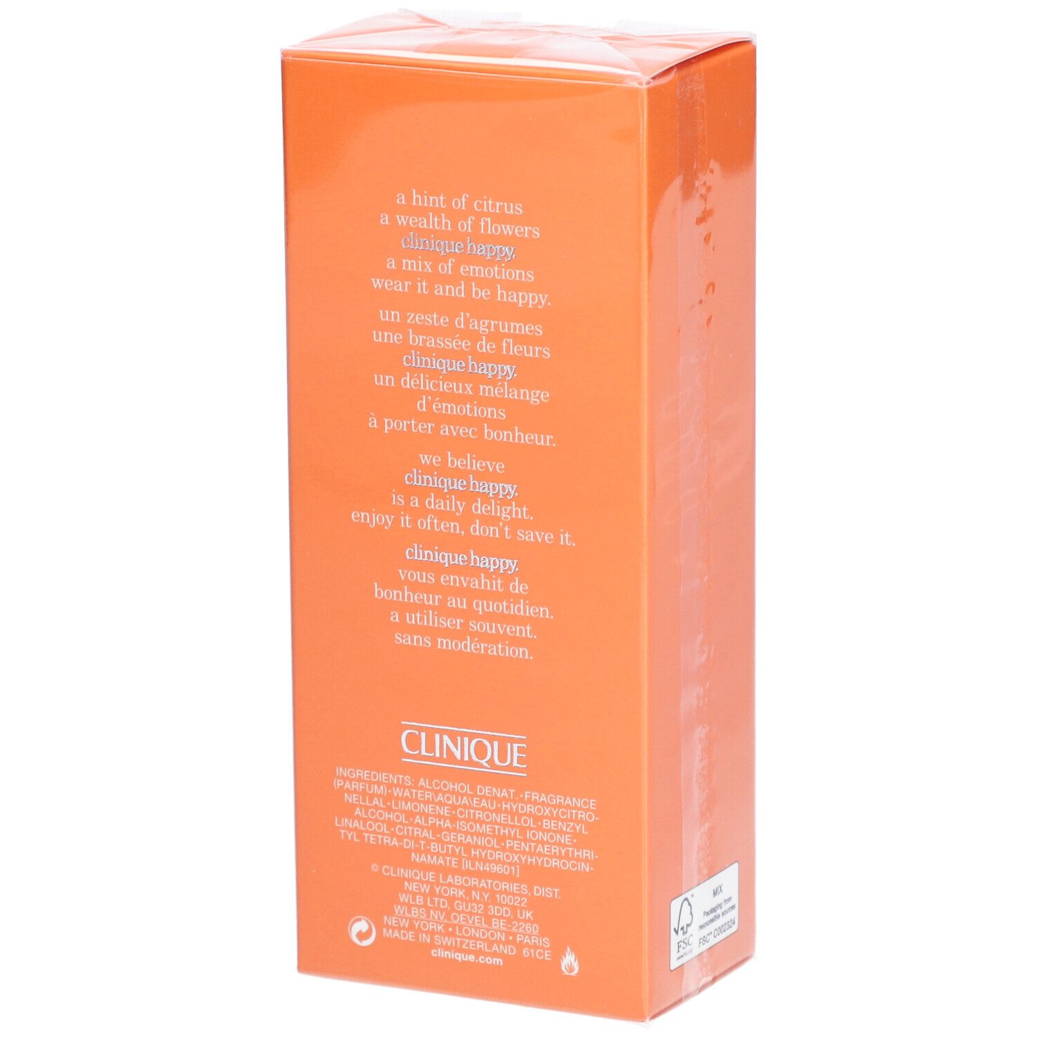 CLINIQUE HAPPY SPIR Perfume Spr 100 ml