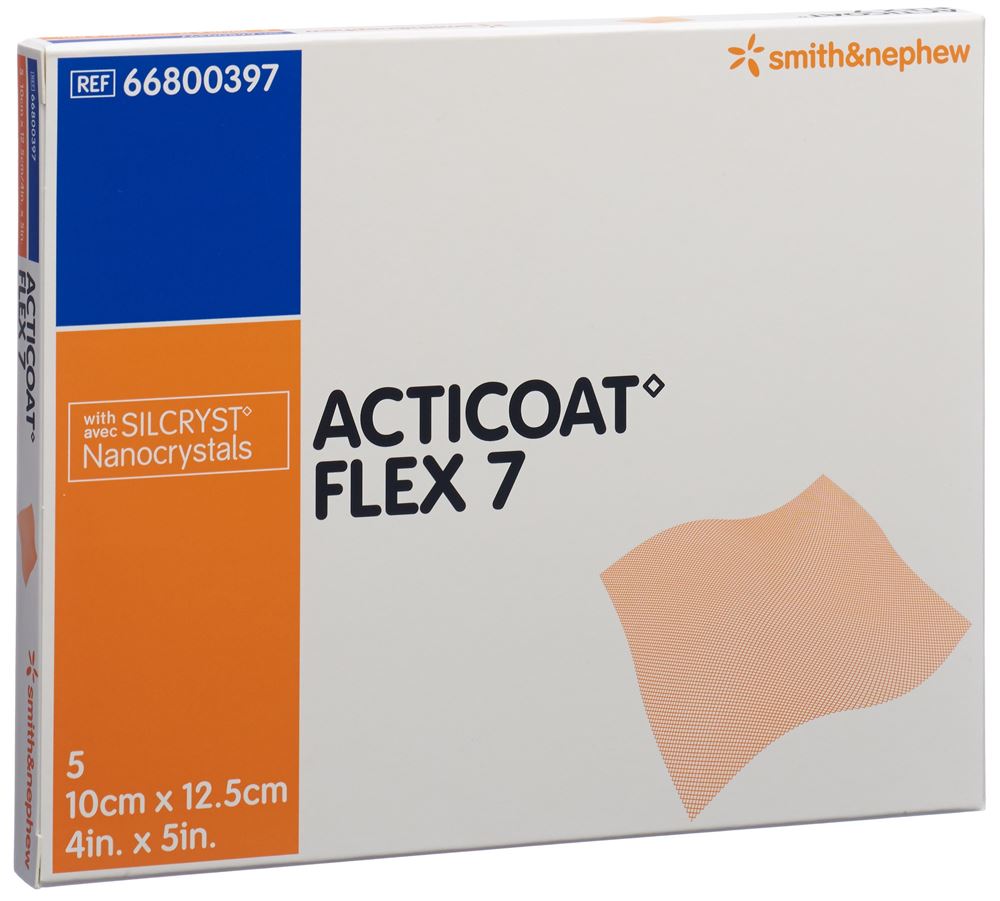 ACTICOAT FLEX 7 Wundverband 10x12.5cm 5 Stk