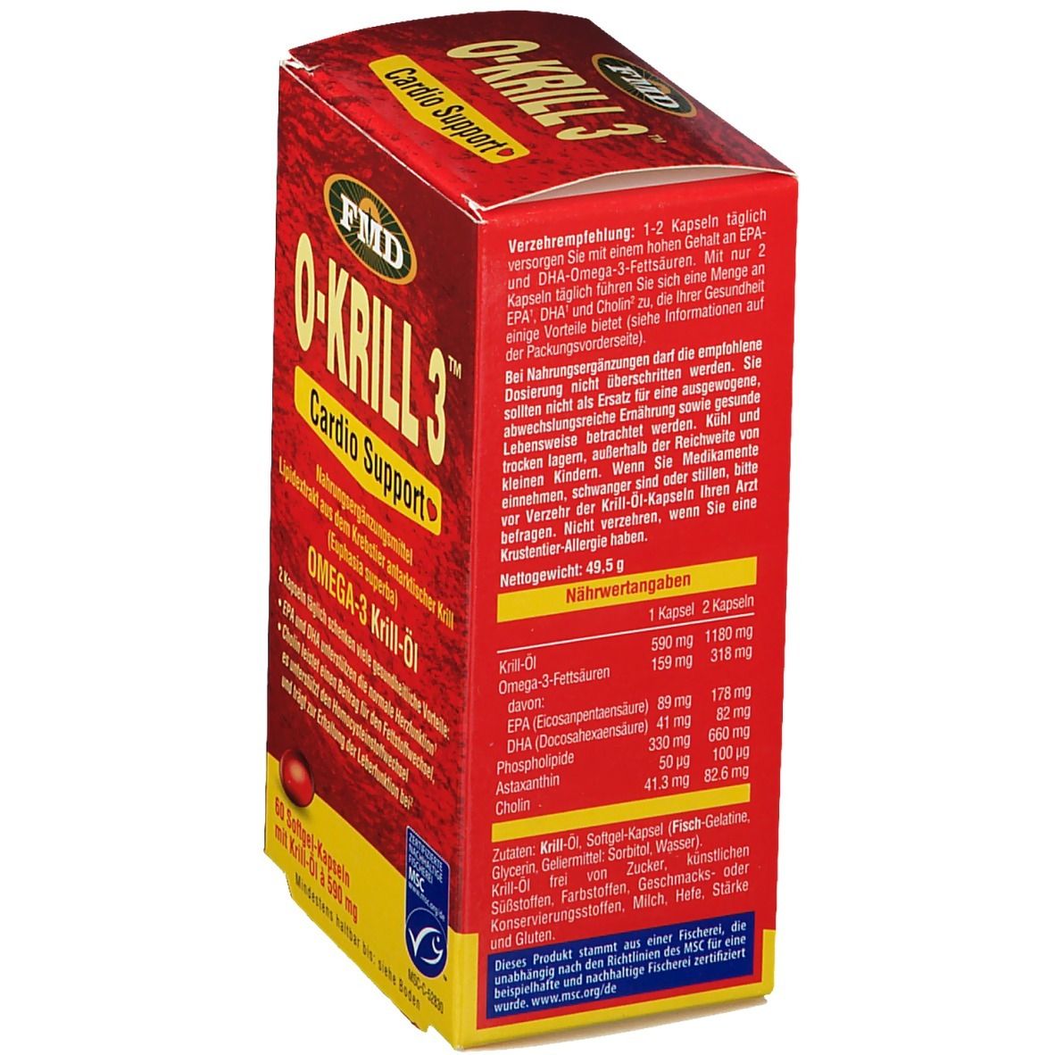 UDOS CHOICE O-Krill 3 Licaps Bio 60 Stk