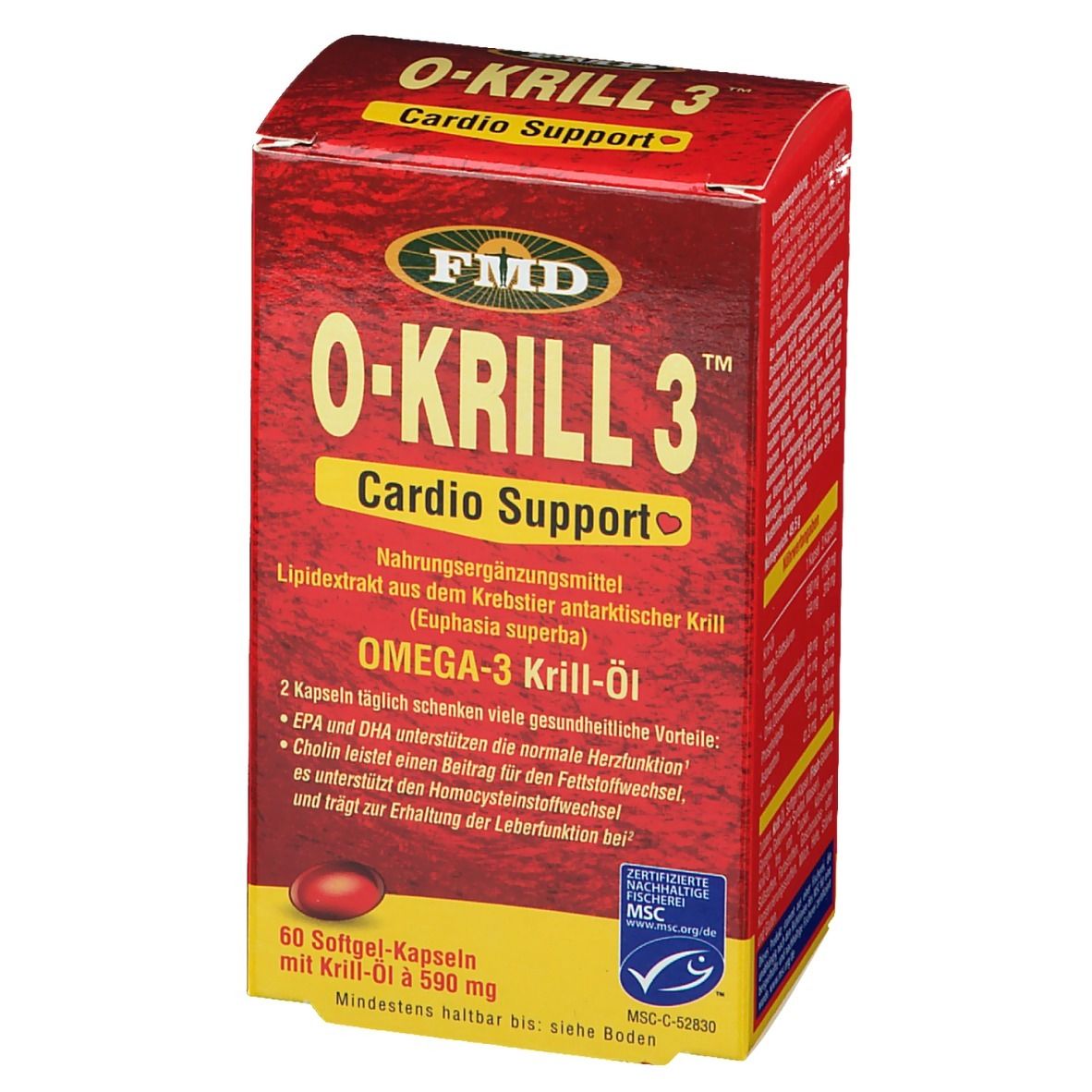 UDOS CHOICE O-Krill 3 Licaps Bio 60 Stk