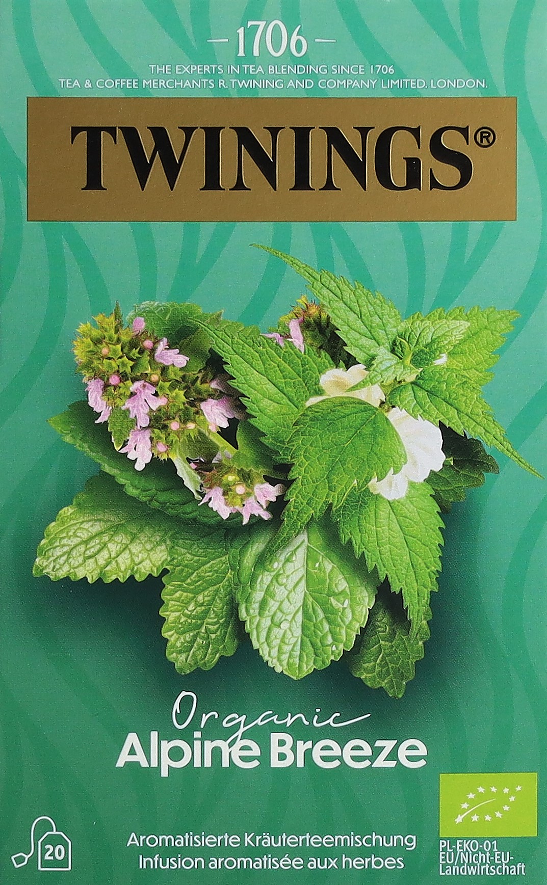 TWININGS Alpenbrise Bio 20 Btl 1.8 g