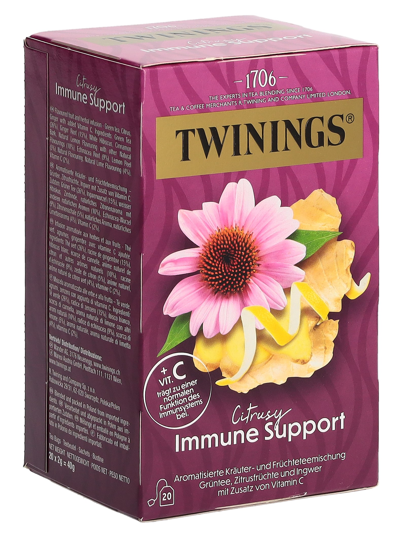 TWININGS Immune Support 20 Btl 2 g
