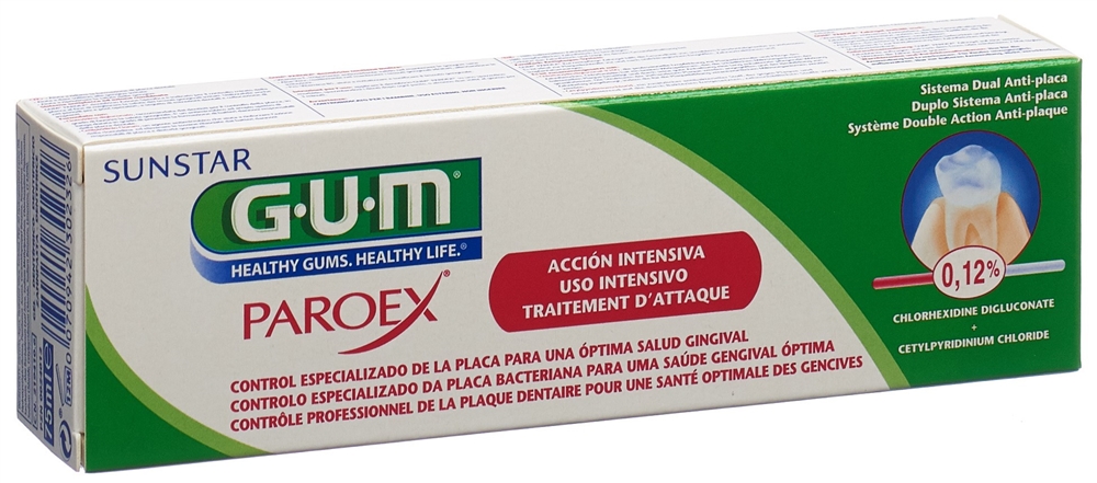 GUM Paroex Zahnpasta 0.12 % Chlorhexidin 75 ml