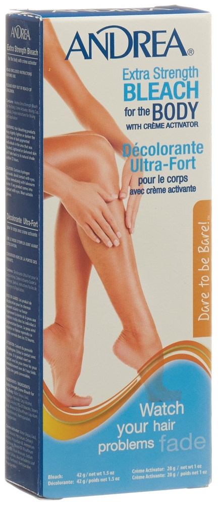 ANDREA Creme bleach Körper extra strong 2 Tb 42 g