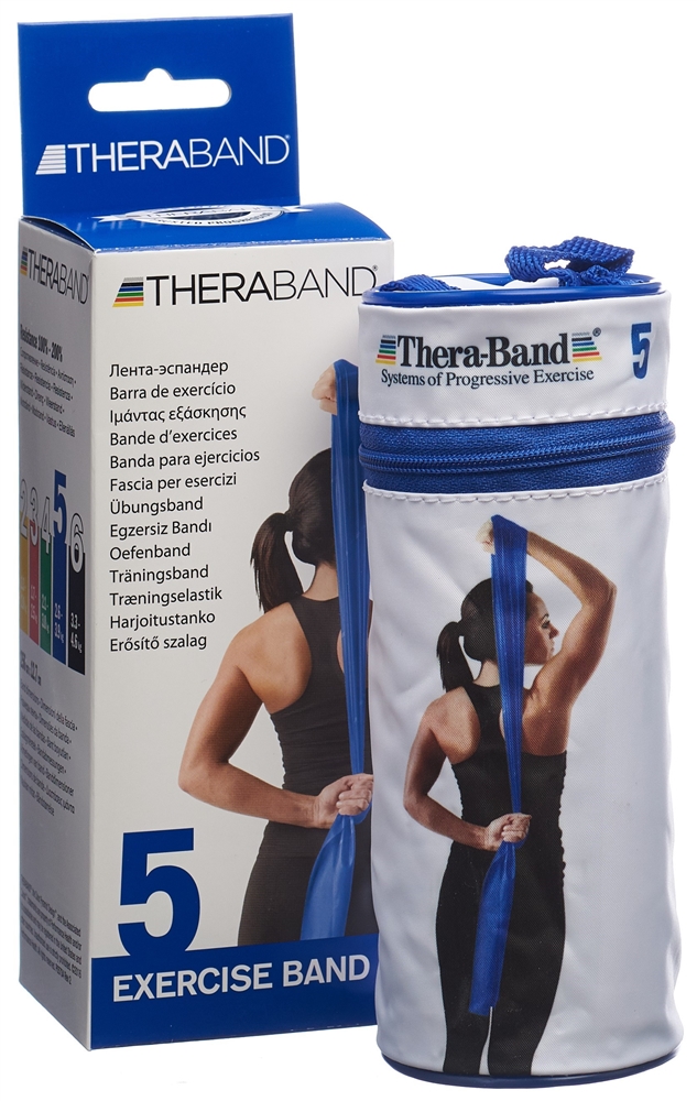THERA BAND 2.5mx12.7cm blau extra stark