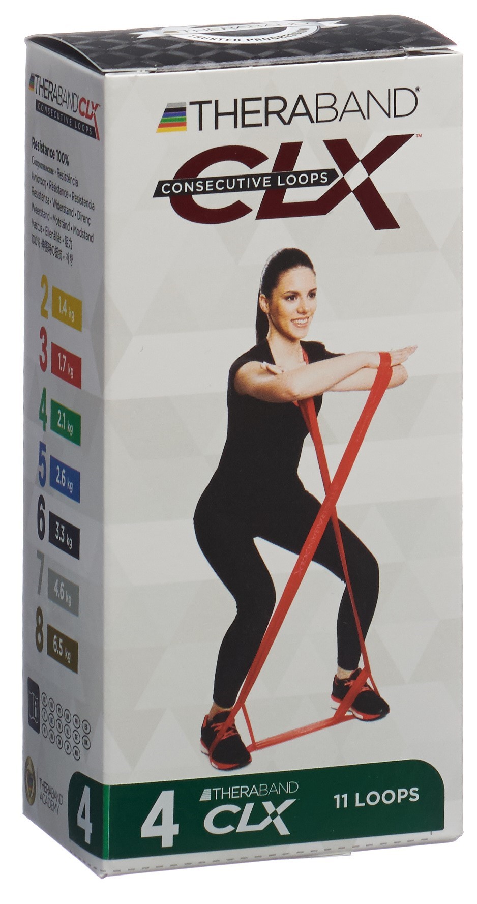 THERA BAND CLX11 Loops 2.1kg grün stark