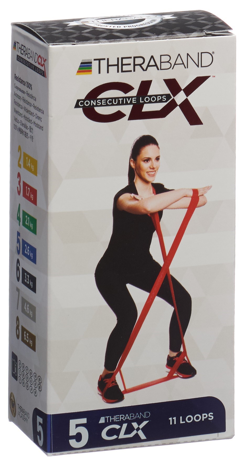 THERA BAND CLX11 Loops 2.6kg blau extrastark