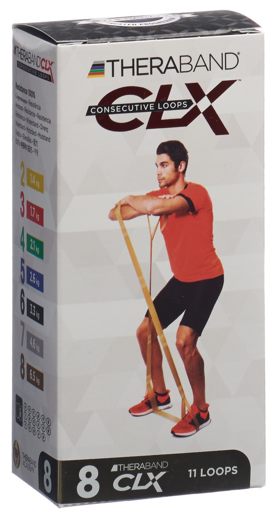 THERA BAND CLX11 Loops 6.5kg gold maxistark