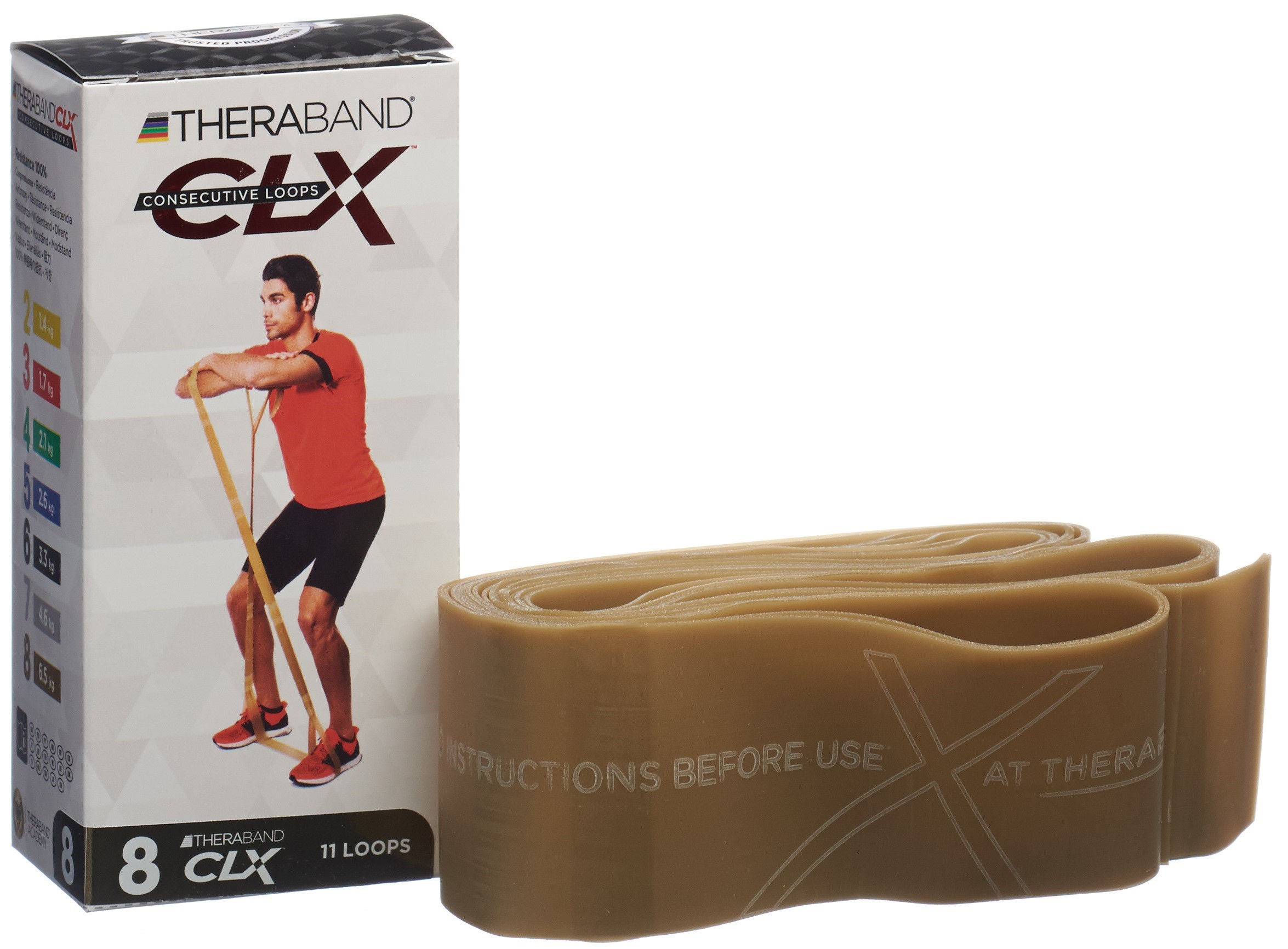 THERA BAND CLX11 Loops 6.5kg gold maxistark