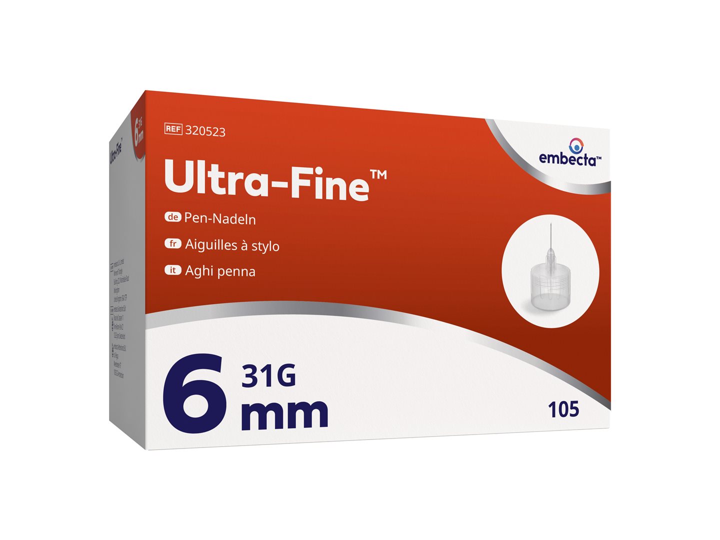 EMBECTA Ultra-Fine Pen-Nadeln 31G 6mm 105 Stk