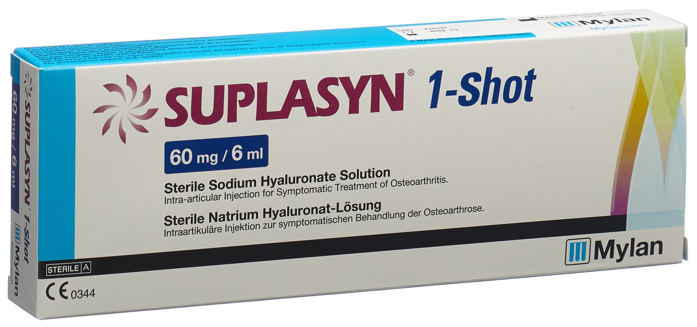 SUPLASYN 1 shot Inj Lös 60 mg/6ml Fertspr