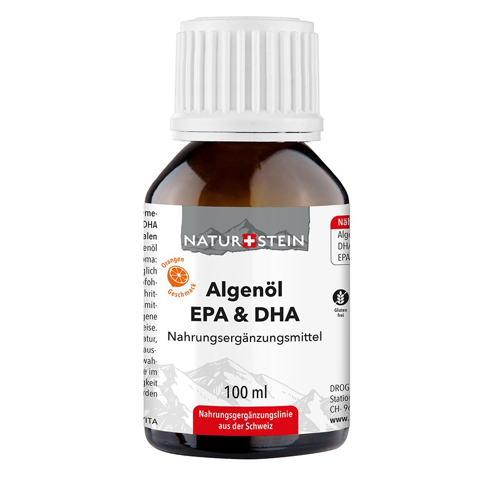 NATURSTEIN Algenöl EPA&DHA Glasfl 100 ml