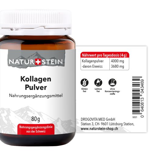 NATURSTEIN Kollagen Plv Glas 80 g