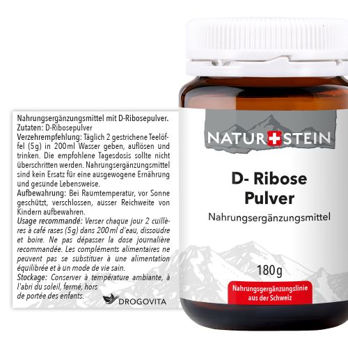 NATURSTEIN D Ribose Plv Glas 180 g