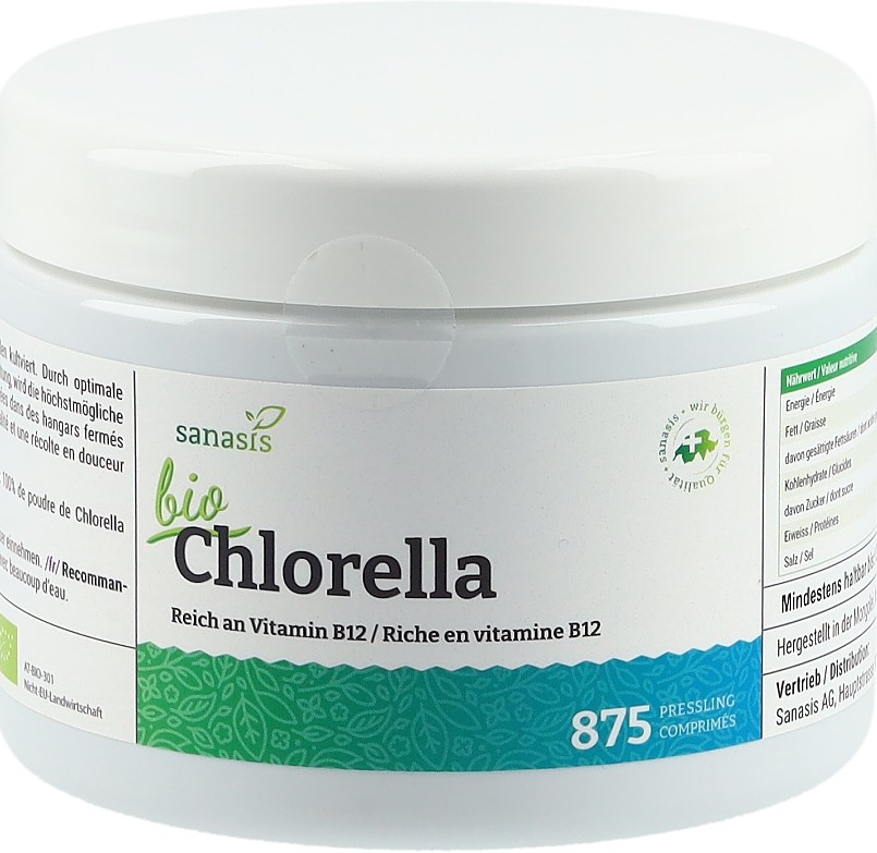 SANASIS Chlorella Tabl Bio Ds 875 Stk