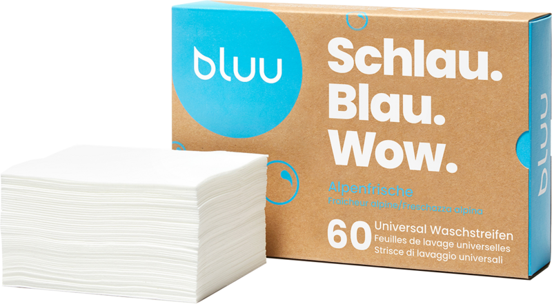 BLUU Waschstreifen Alpenfrische 60 Stk