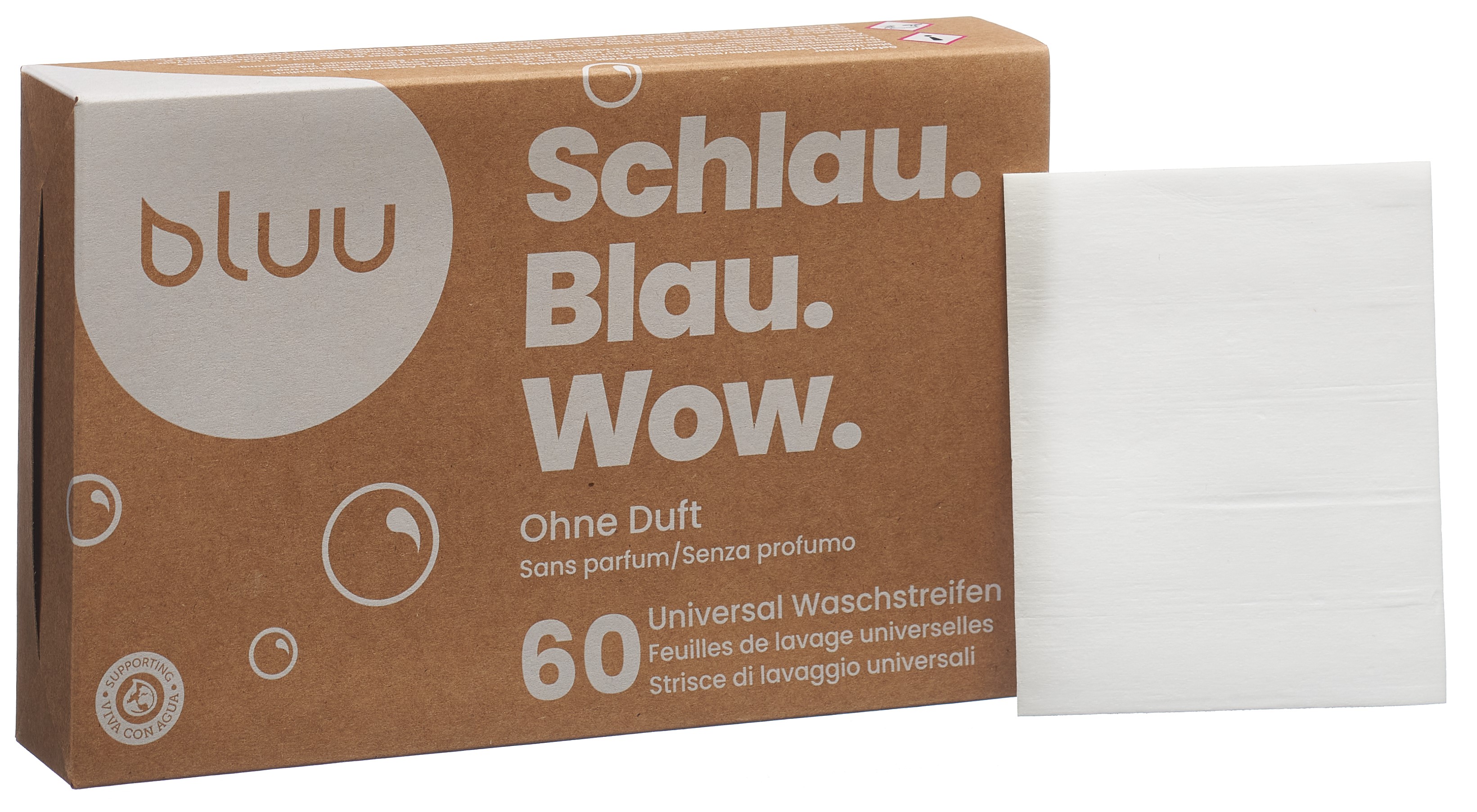 BLUU Waschstreifen ohne Duft 60 Stk