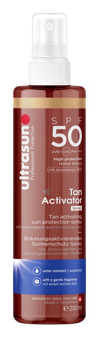 ULTRASUN Tan Activator SPF50 Spr 200 ml