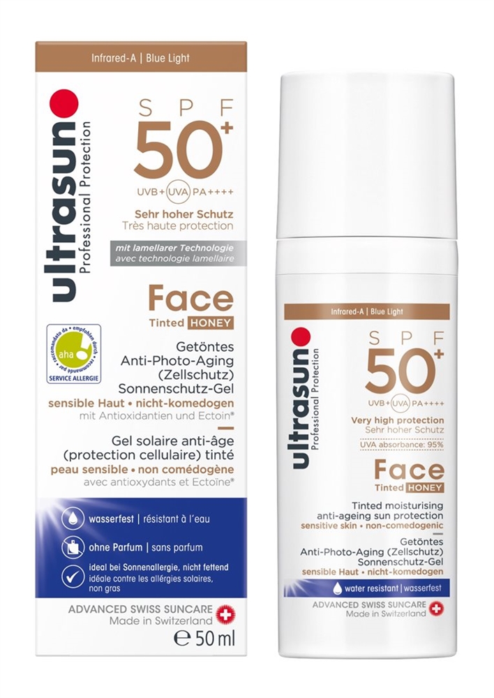 ULTRASUN Face Tinted SPF 50+ Honey 50 ml