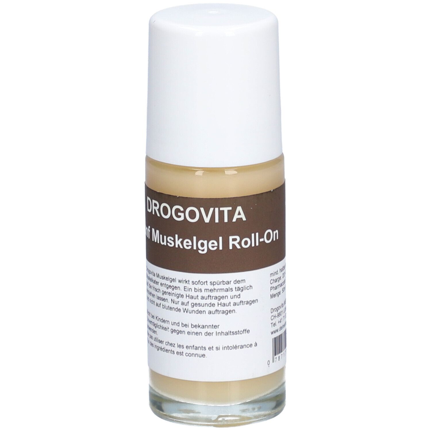 DROGOVITA Hanf Muskelgel Roll-on 50 ml