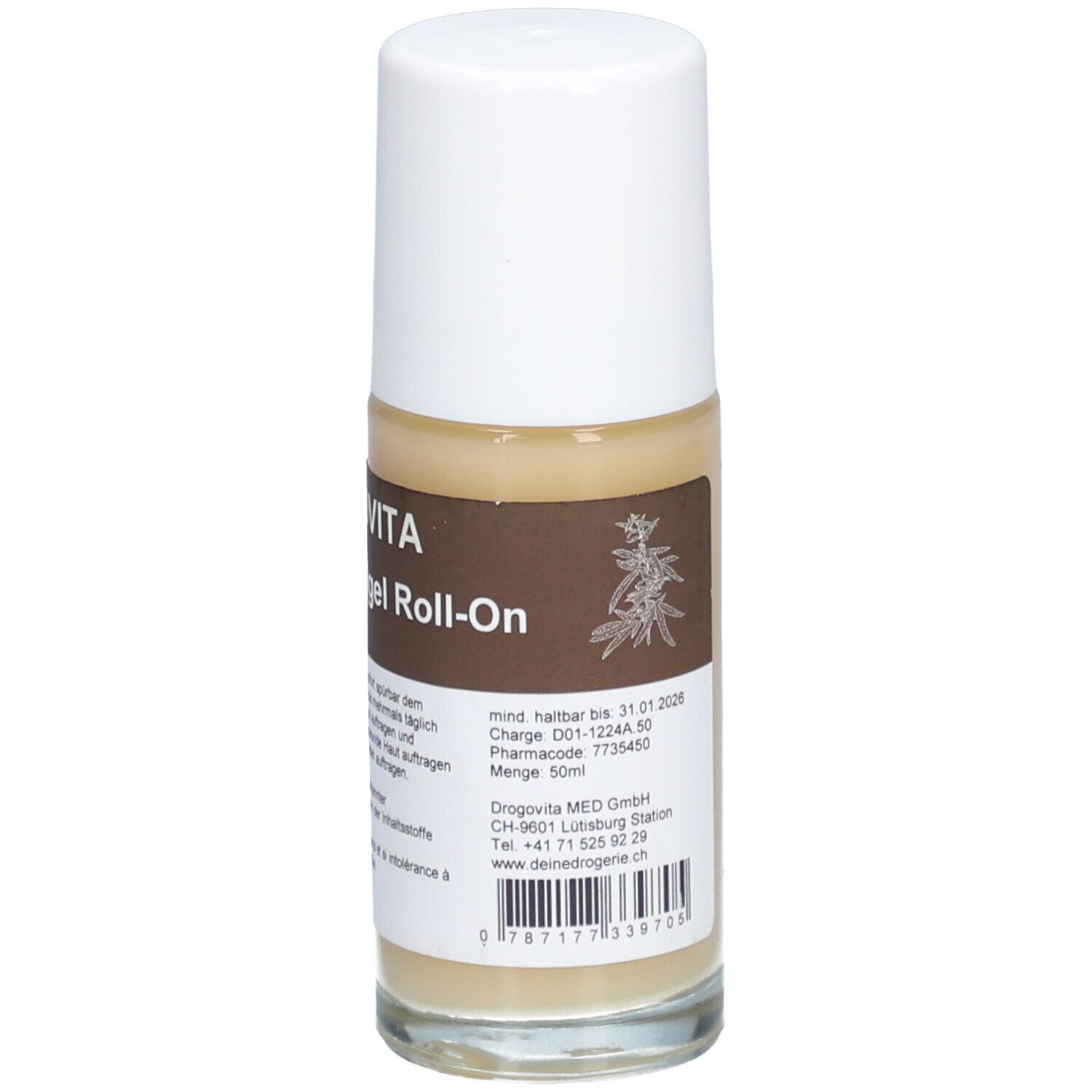 DROGOVITA Hanf Muskelgel Roll-on 50 ml