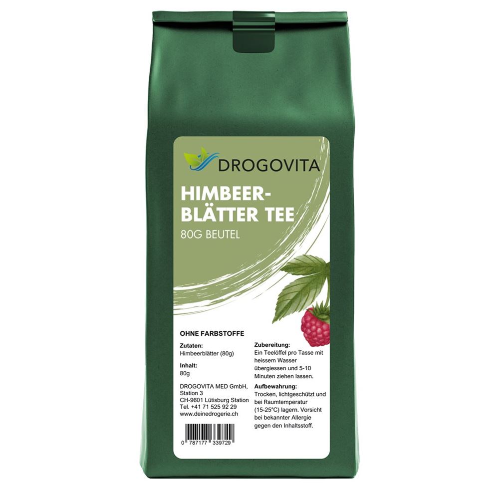 DROGOVITA Himbeerblätter Tee Btl 80 g