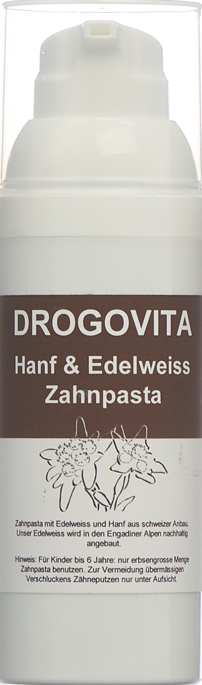 DROGOVITA Hanf und Edelweiss Zahnpasta 50 ml