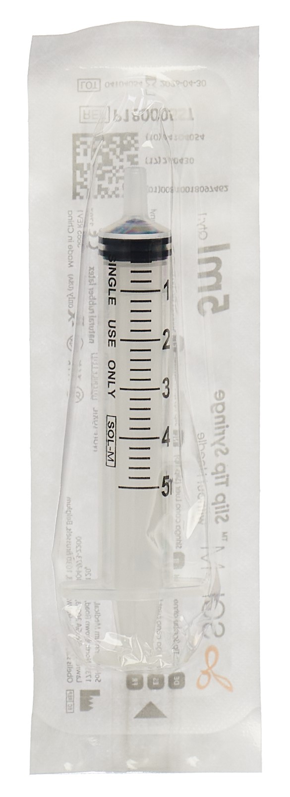 SOL-M Einwegspritze 5ml SlipTip Box 100 Stk