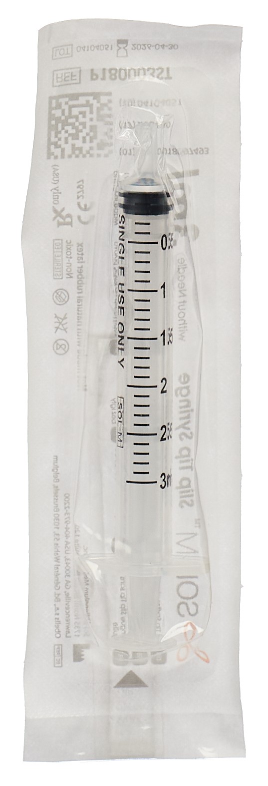 SOL-M Einwegspritze 3ml SlipTip Box 100 Stk