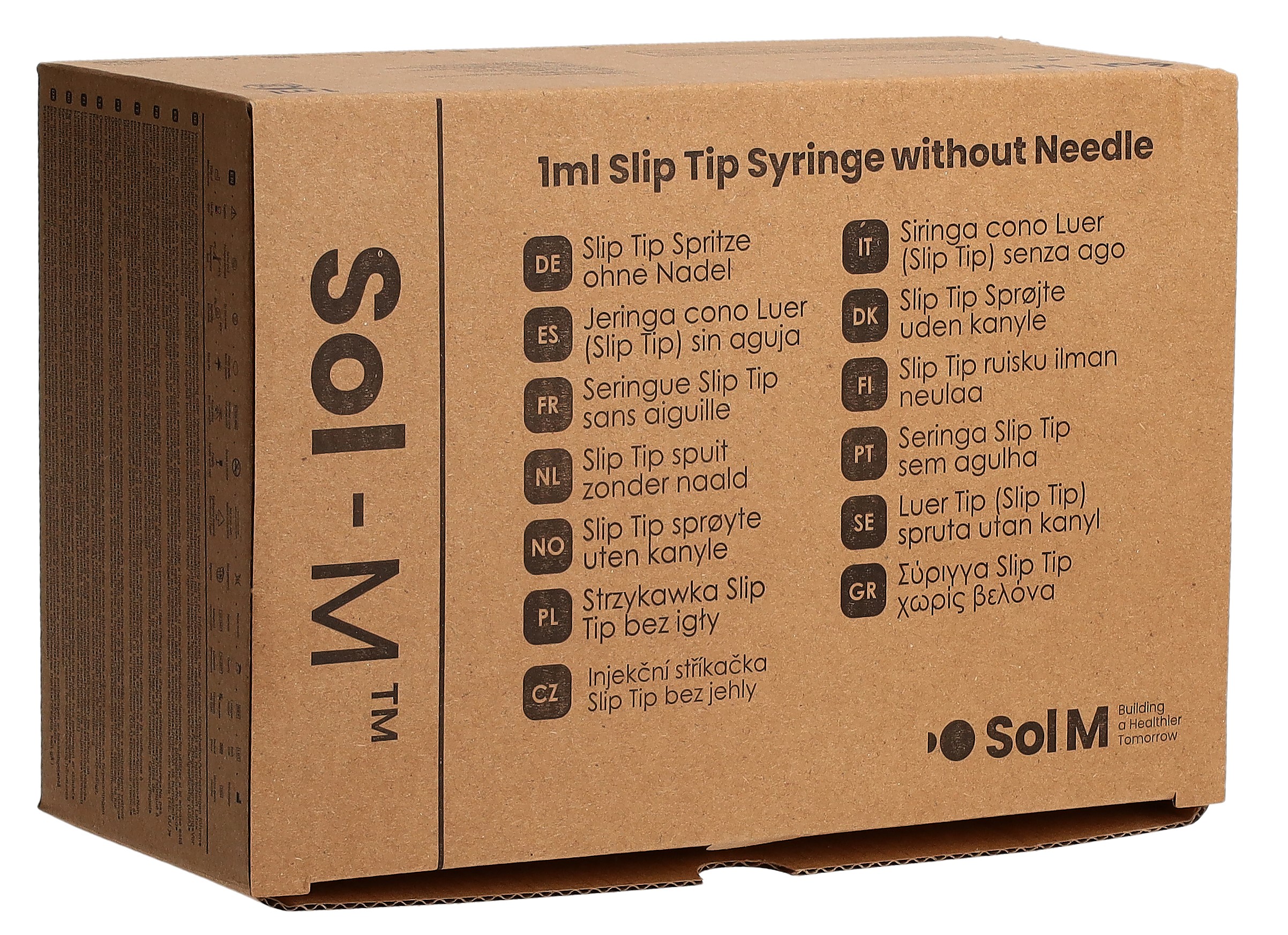 SOL-M Spritze o Nadel 1ml SlipTip 100 Stk