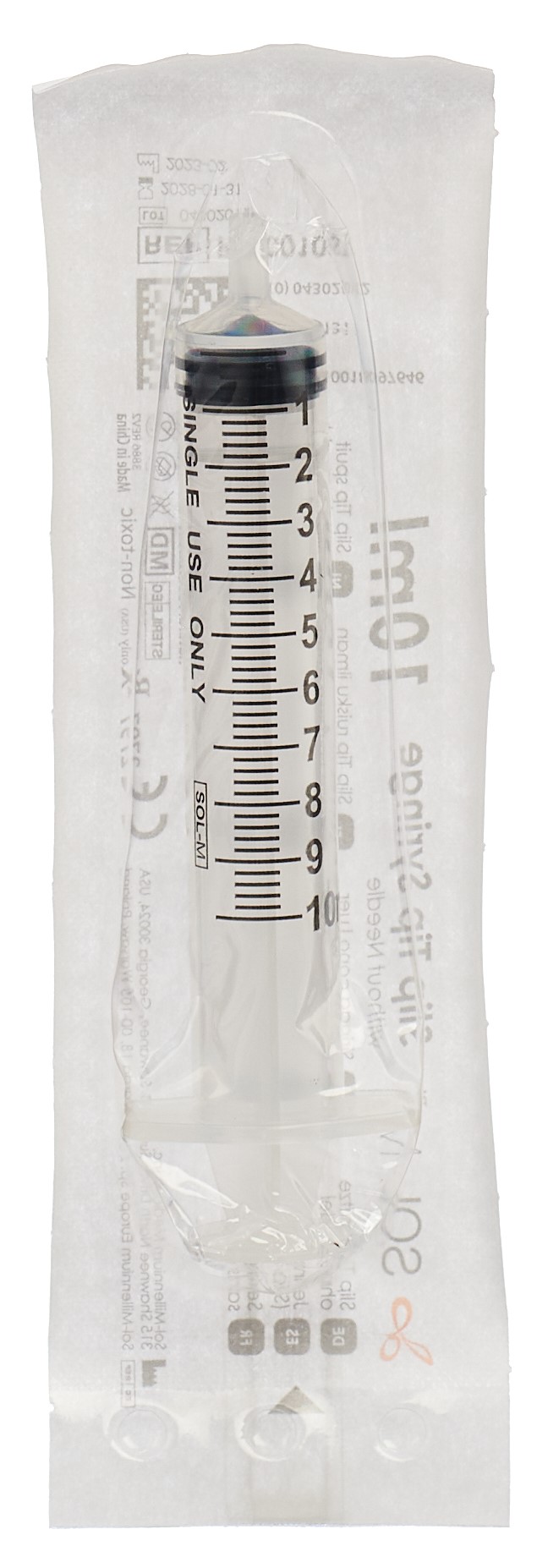 SOL-M Einwegspritze 10ml SlipTip Box 100 Stk