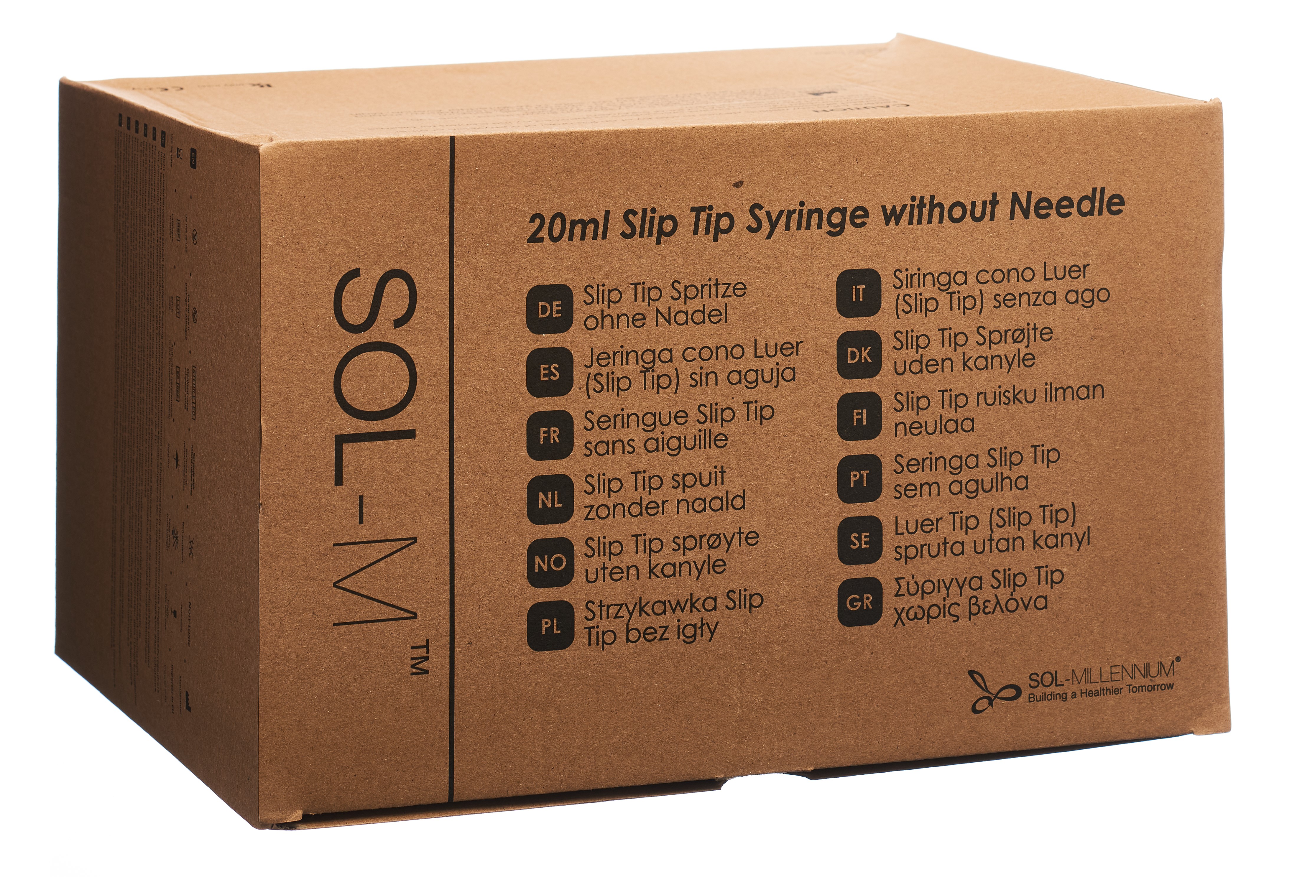 SOL-M Einwegspritze 20ml SlipTip Box 100 Stk