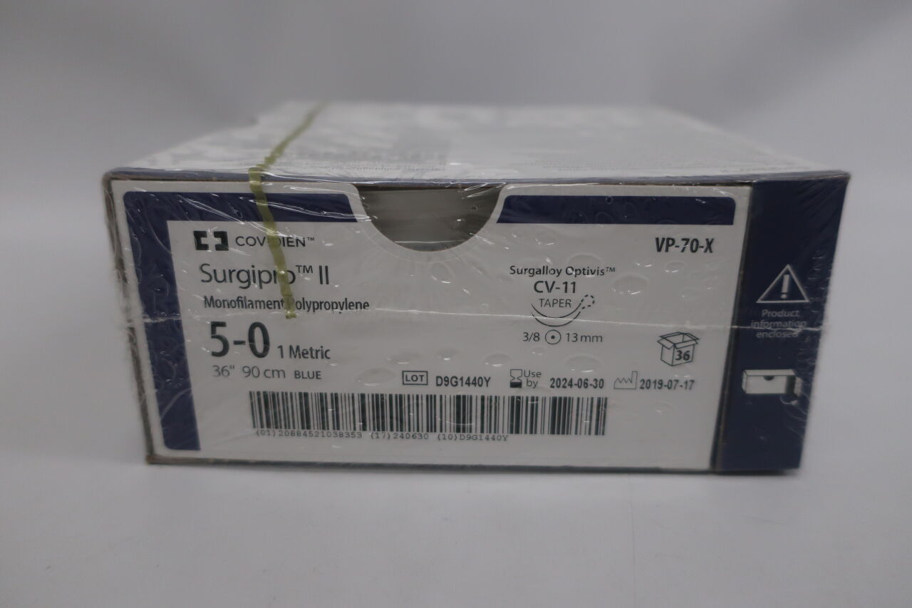 VP-941-X SURGIPRO*II 5-0 BLU 75CM KV15DA