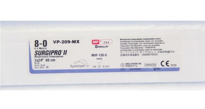 VP-973-X SURGIPRO*II 8-0BLU75CM MV1355DA