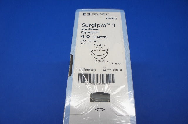 VP-975-X SURGIPRO*II 4-0 BLU 90CM KV7 DA
