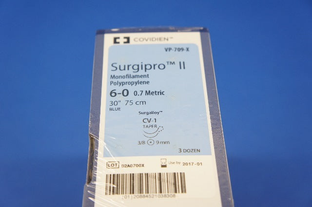 VPF-709-X SURGIPRO*II 6-0BLU 75CM CVF1DA