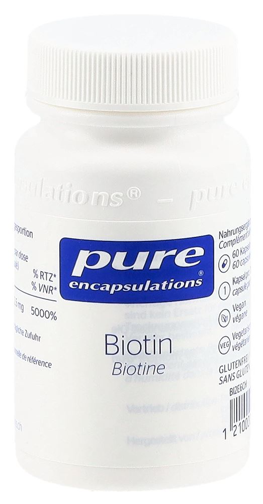 PURE Biotin Kaps Fl 60 Stk