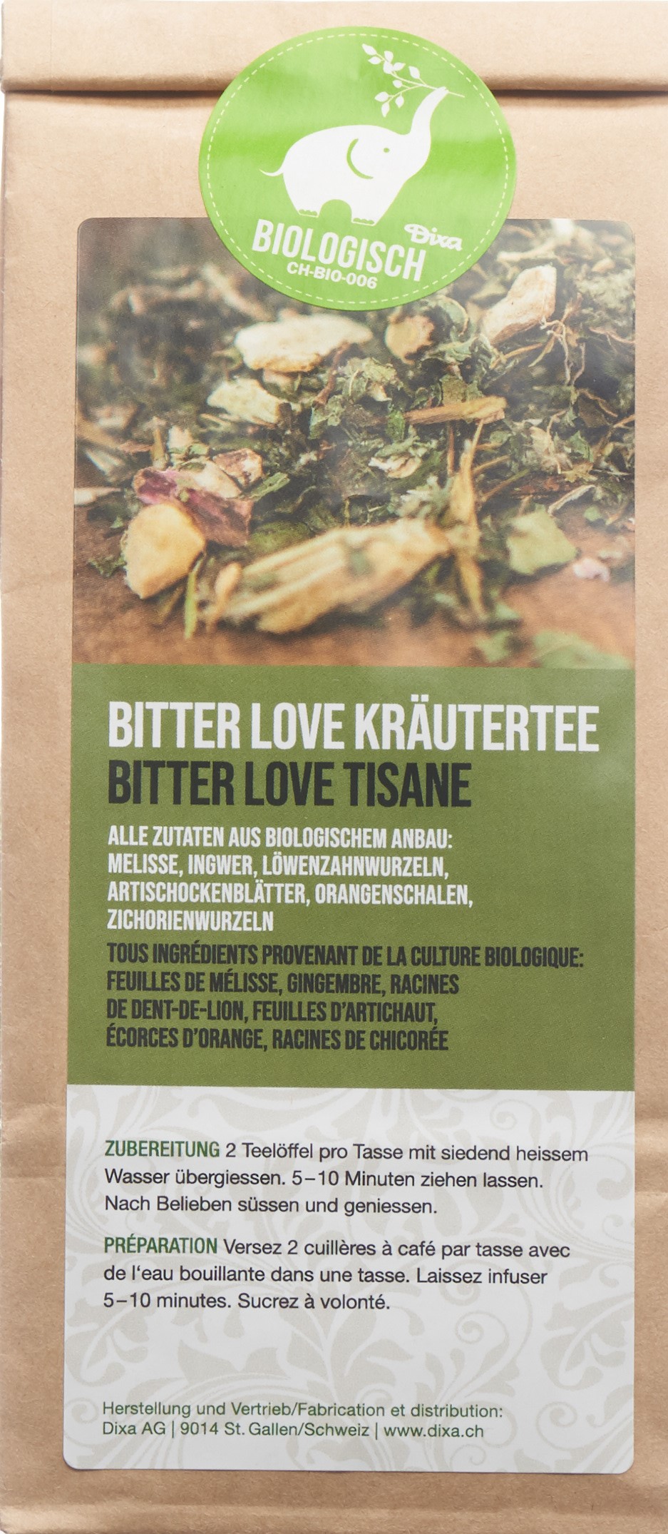 DIXA Bitter Love Tee BIO 60 g