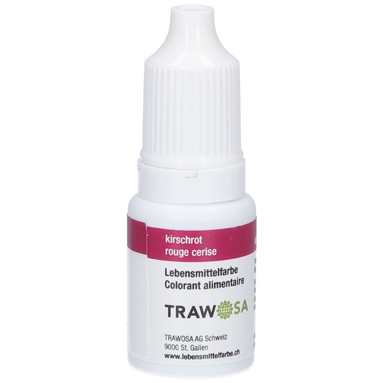 TRAWOSA Lebensmittelfarbstoff kirschrot 10 ml
