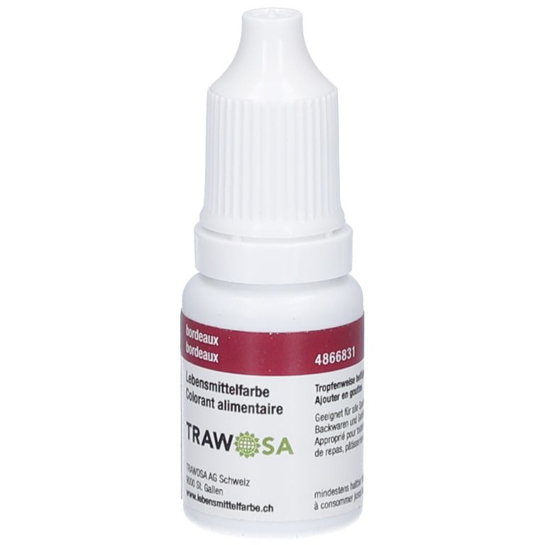 TRAWOSA Lebensmittelfarbstoff bordeaux 10 ml