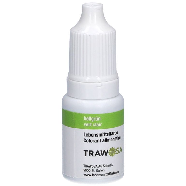 TRAWOSA Lebensmittelfarbstoff hellgrün 10 ml