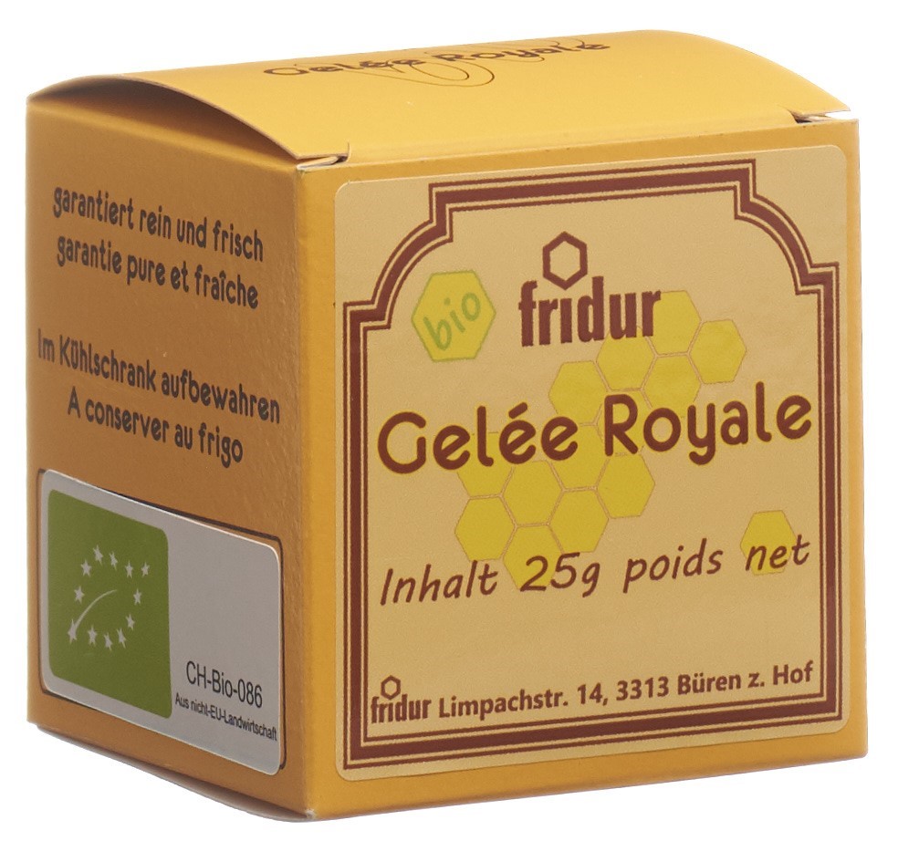 FRIDUR Bio-Gelée-Royale Glas 25 g