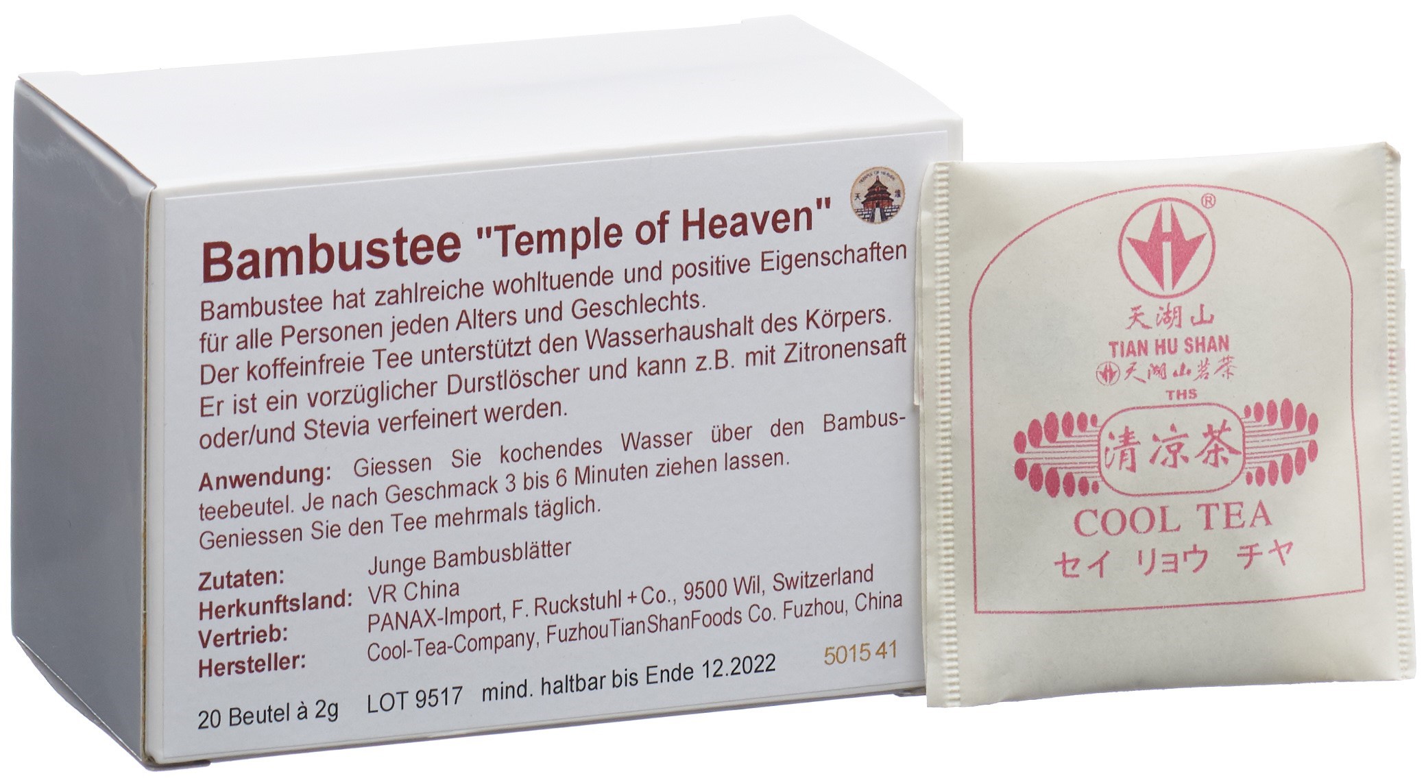 BAMBUSTEE Temple of Heaven 20 Btl 2 g