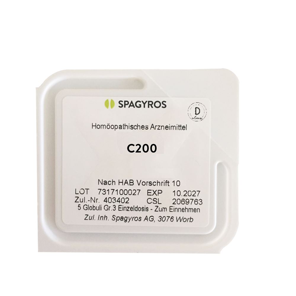 SPAGYROS Causticum Glob C 200 Easyclick 1 Dos