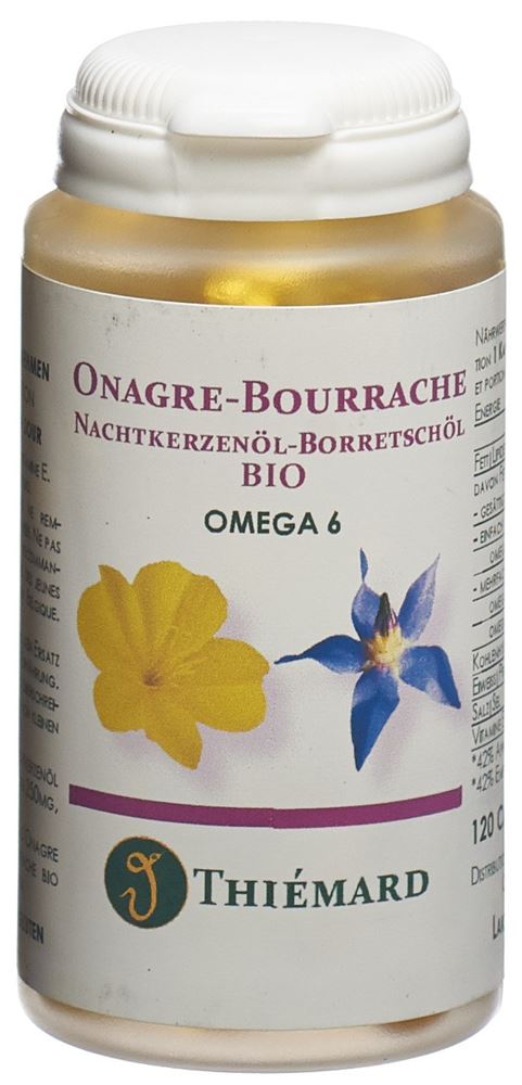 THIEMARD Nachtkerze-Borret Kaps 500 mg Bio 120 Stk