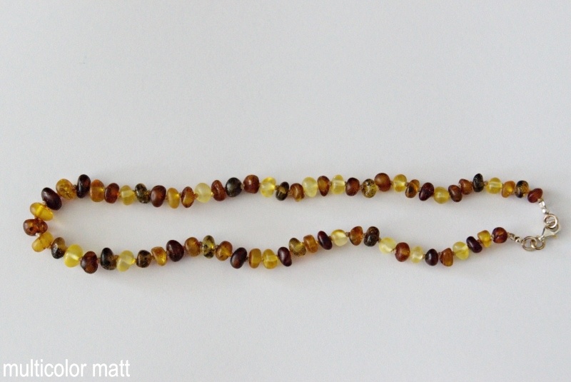 AMBERSTYLE Bernstein 32cm multicolor matt Karab