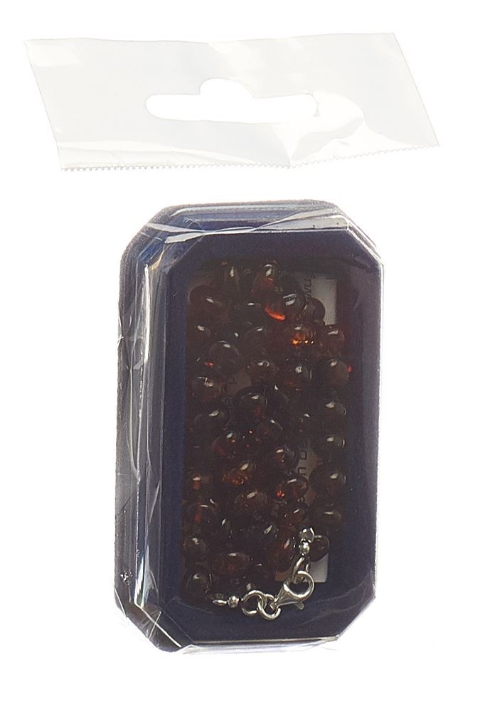 AMBERSTYLE Bernstein 36cm cognac dunkel Karab