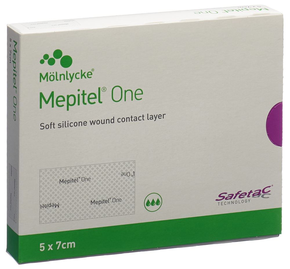 MEPITEL One Wundverband 5x7cm (neu) 5 Stk