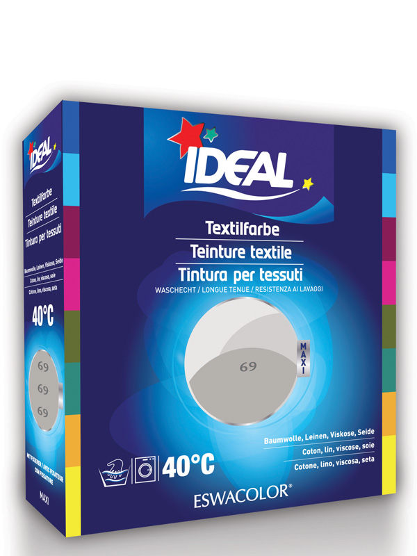 IDEAL MAXI Baumwolle Color No69 hellgrau